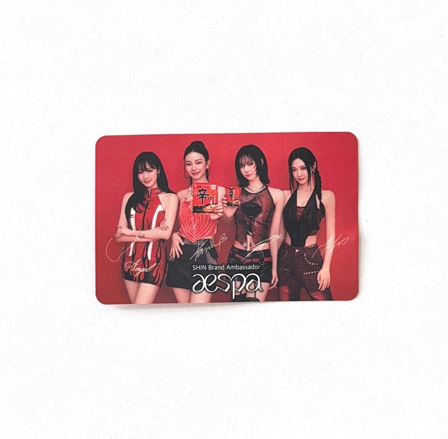 aespa - aespa x Shin Ramyun - Photocard
