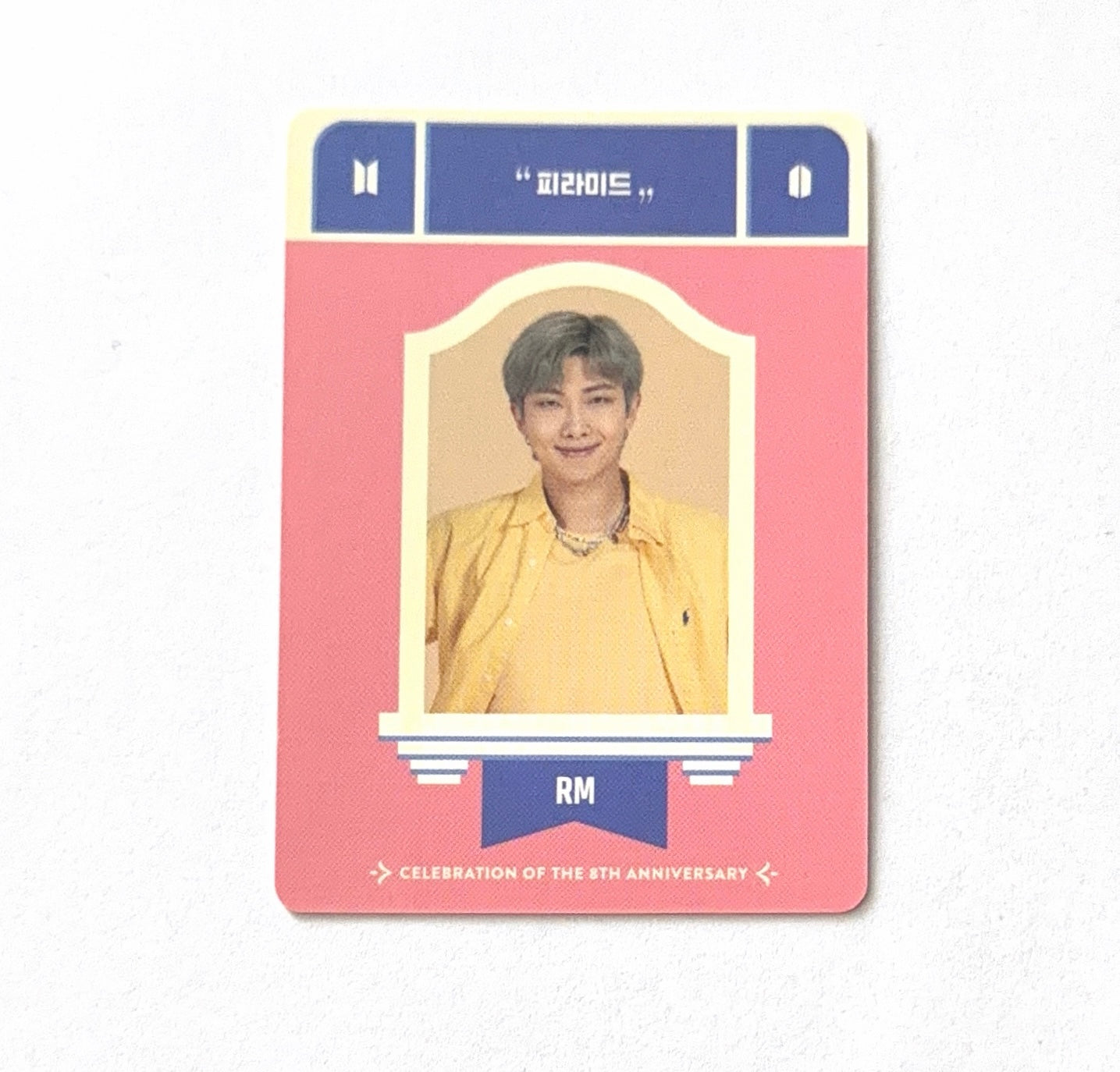 RM (BTS) - Festa D-Day Calendar 8th Anniversary - Mini Photocard