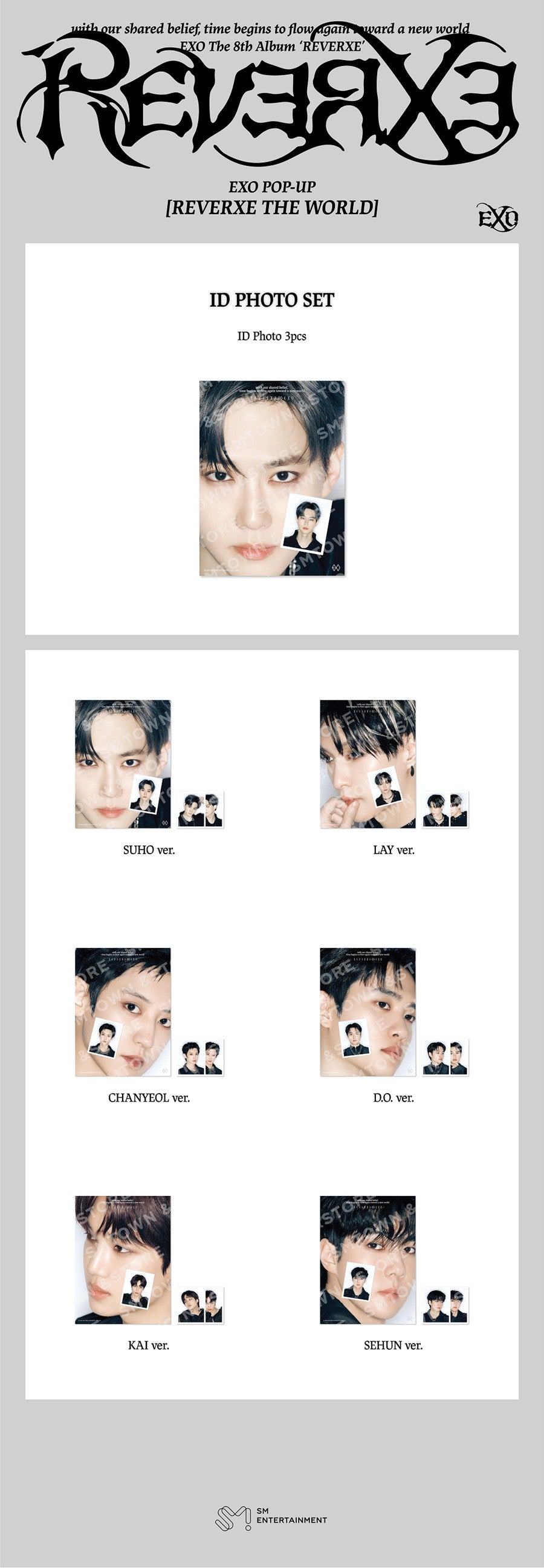 EXO - REVERXE THE WORLD MD ID PHOTO SET