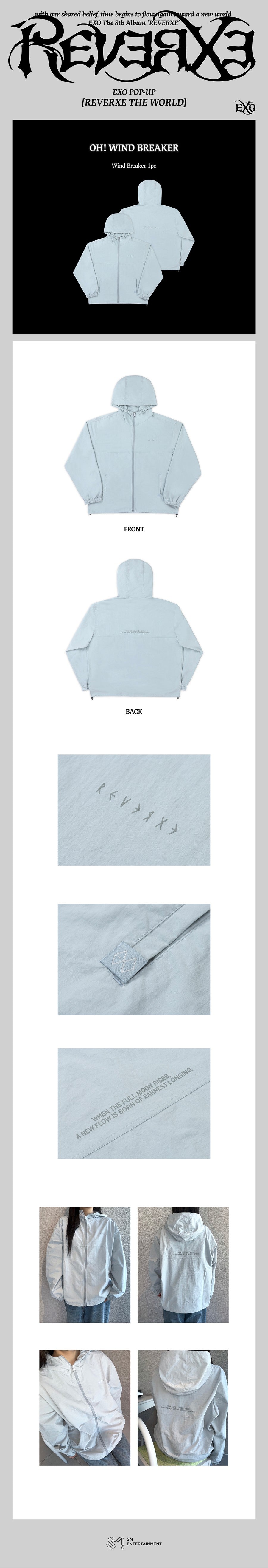 Pre-Order - EXO - REVERXE THE WORLD MD OH! WIND BREAKER