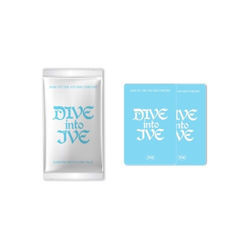 IVE - RANDOM PHOTOCARD PACK 2026 - THE 4TH FAN CONCERT - DIVE into IVE OFFICIAL MD