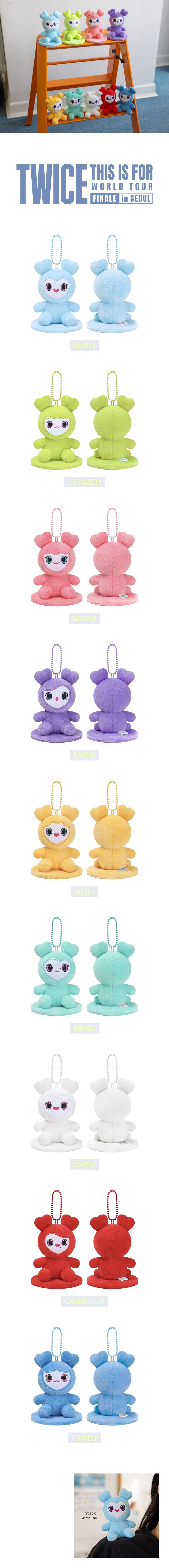 Pre-Order - TWICE - THIS IS FOR WORLD TOUR FINALE in SEOUL MD - LOVELY MAGNET PLUSH SITTING Ver. 2026