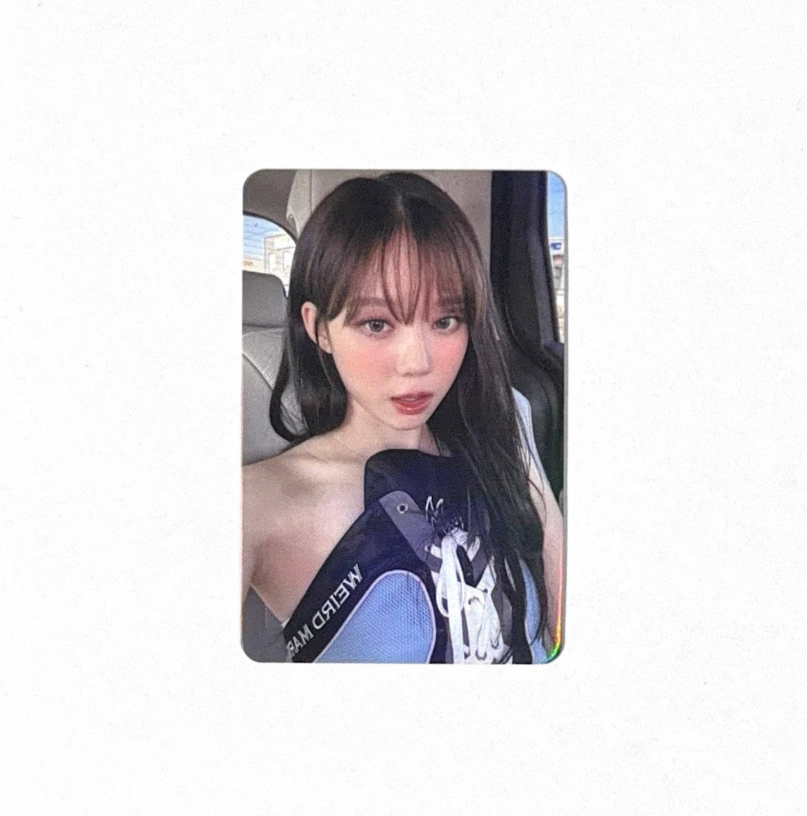 Winter (aespa) - Call Me Winter/All For Winter - Pink with car - Photocard