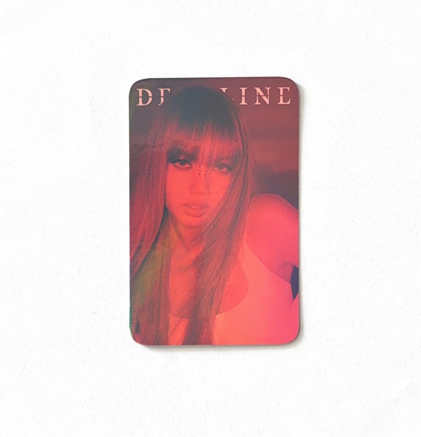 Lisa (BLACKPINK) - Deadline POB Red - Photocard