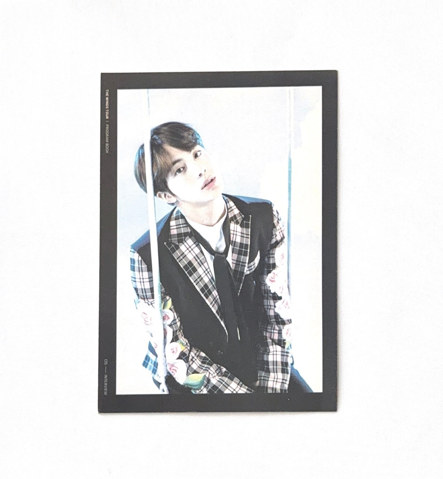 Jin (BTS) - The Wings Tour | Program Book 2017 - Photocard