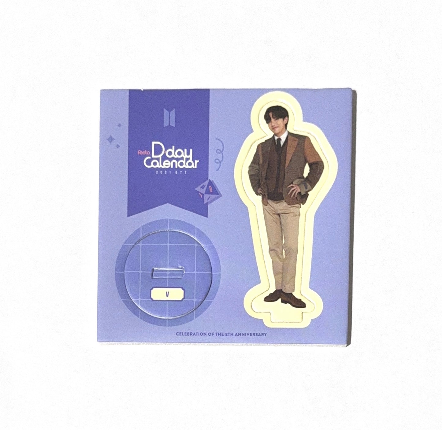 V (BTS) - Festa D-Day Calendar 8th Anniversary - Standee