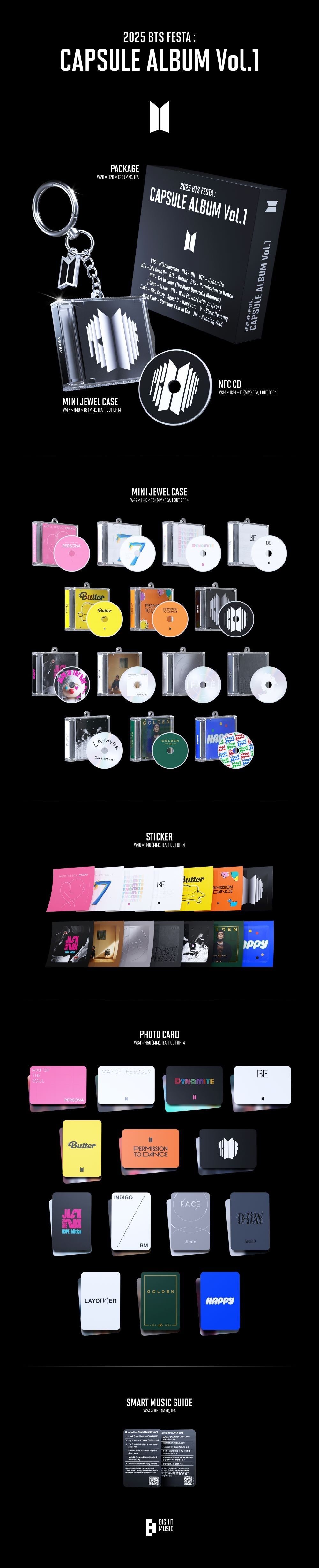 BTS - FESTA - CAPSULE ALBUM - Vol.1 2025