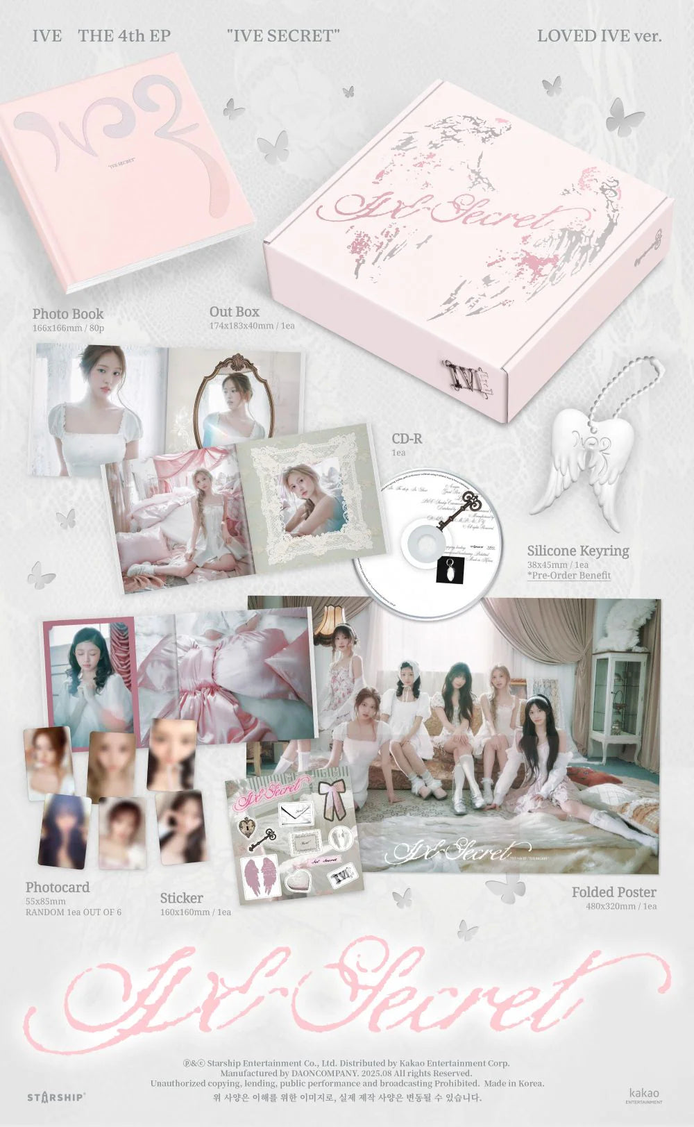 IVE - 4th EP - IVE SECRET - LOVED IVE Ver. - Limited Edition