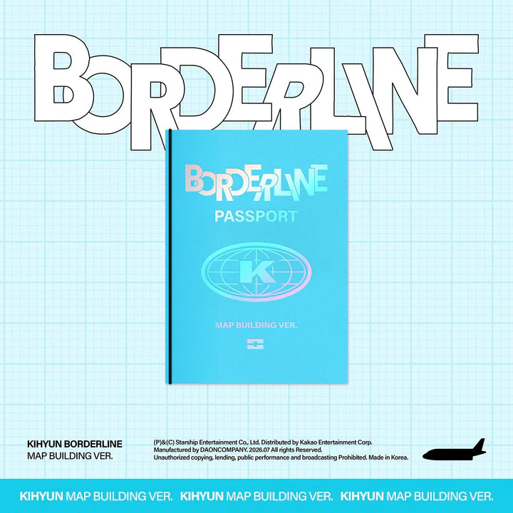 Pre-Order - MONSTA X - KIHYUN - EP - BORDERLINE - MAP BUILDING Vers. (Limited)