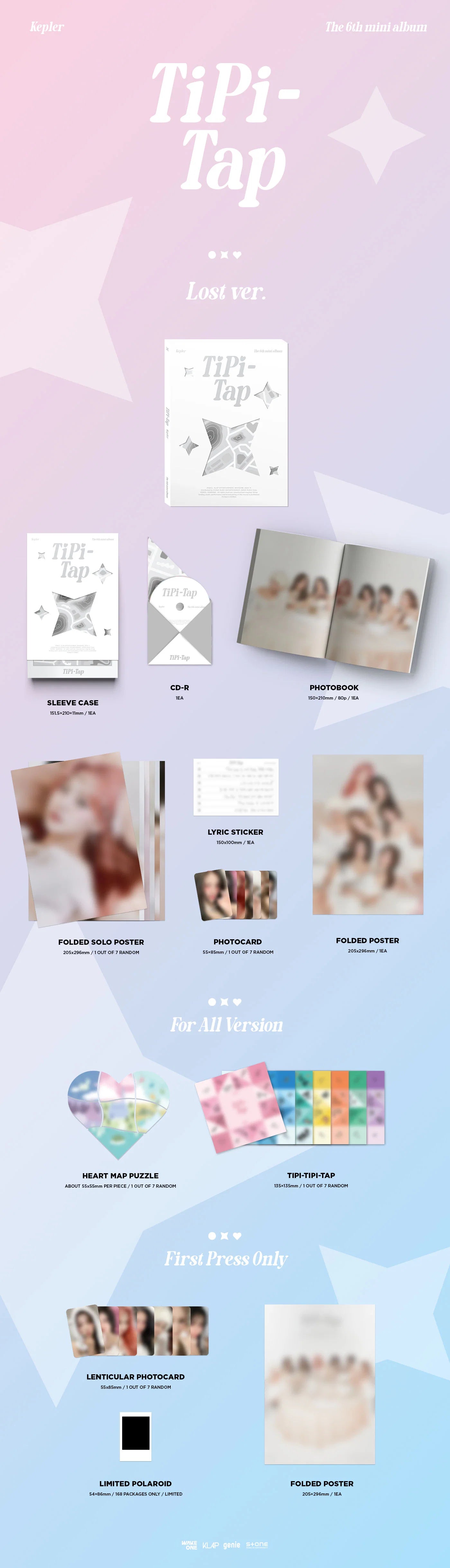 Kep1er - 6th Mini Album - TIPI-TAP - Lost Vers. (Pre-Loved 8)
