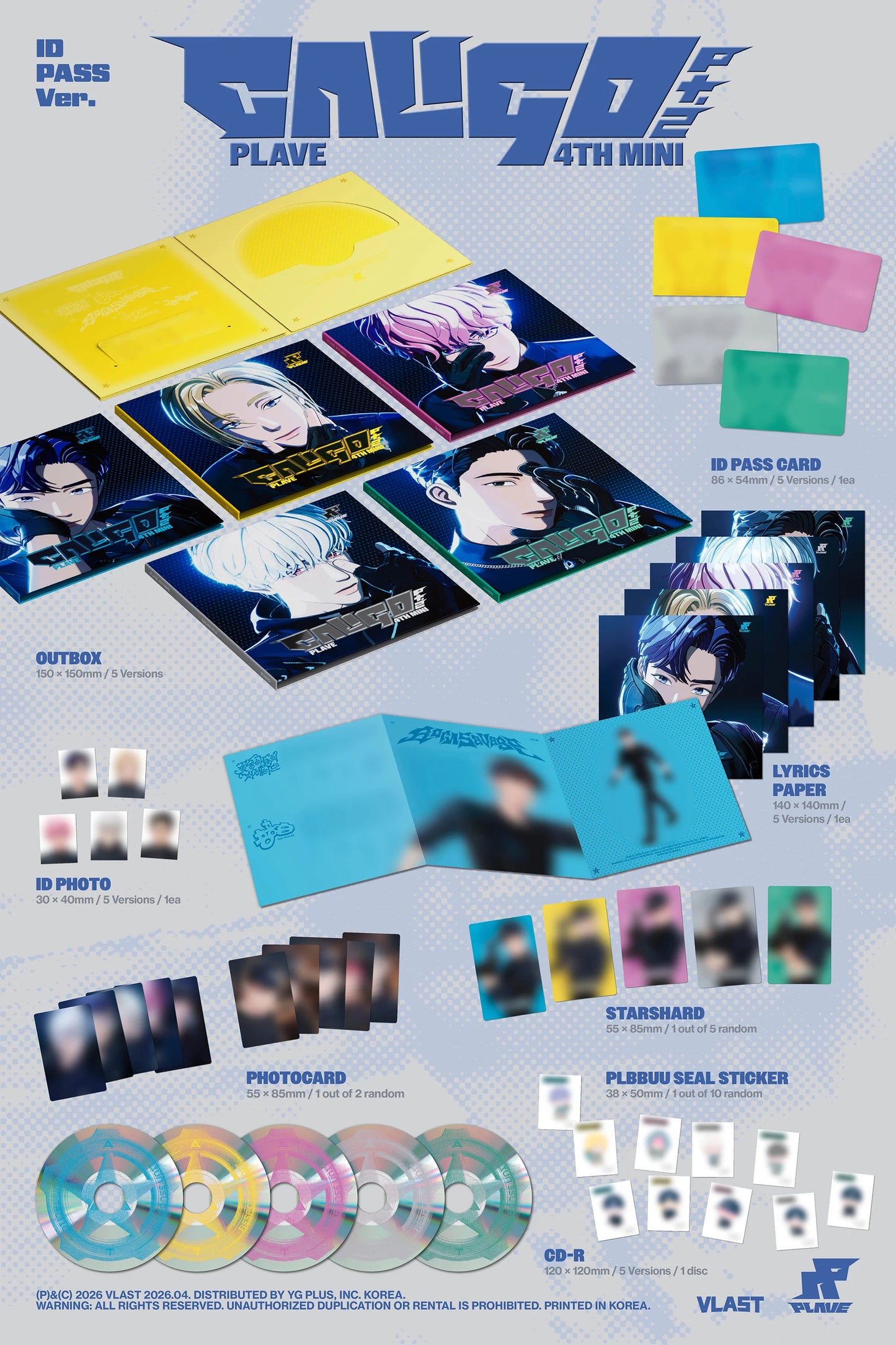 PLAVE - 4th Mini Album - Caligo Pt.2 - ID PASS Vers.