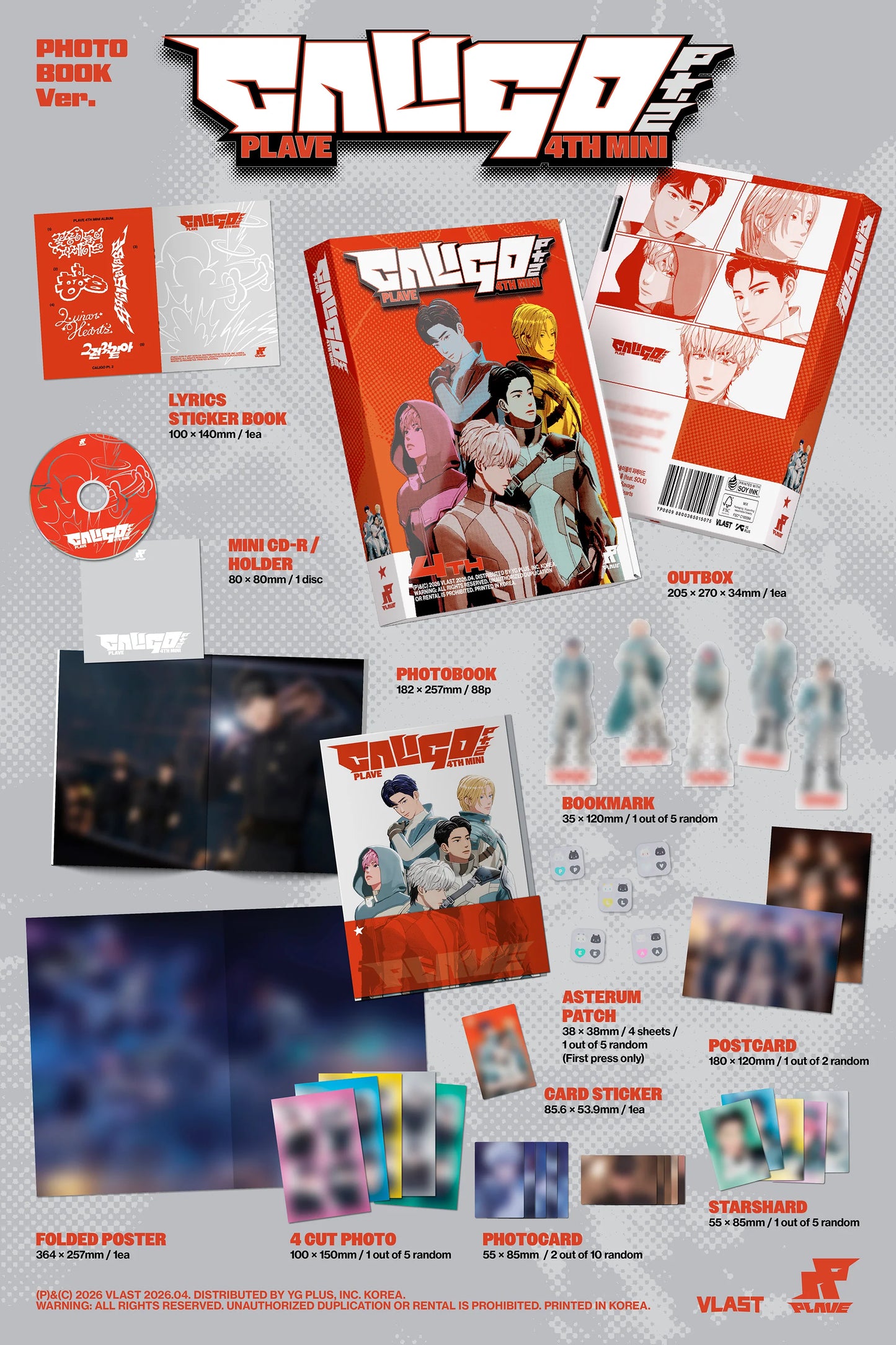 PLAVE - 4th Mini Album - Caligo Pt.2 - PHOTOBOOK Vers. (Seoul Saver)