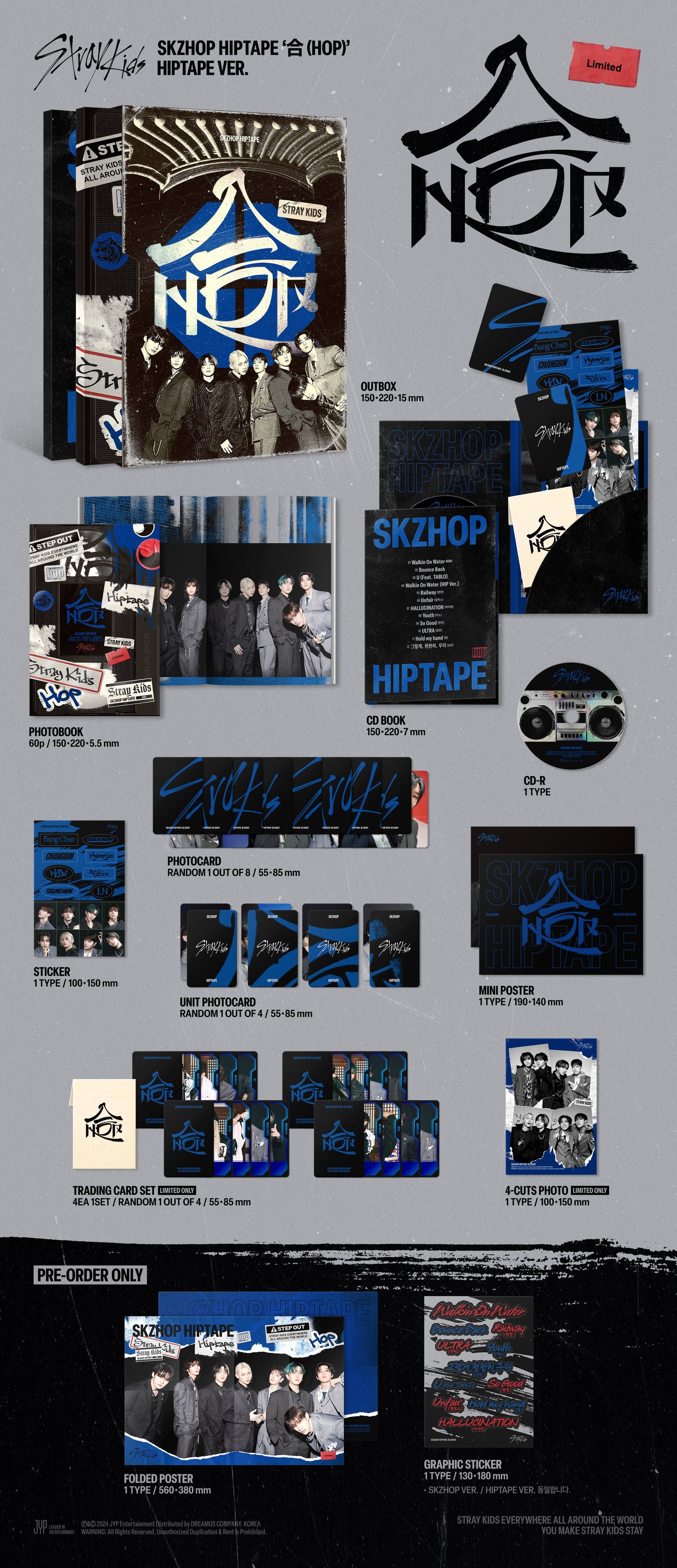 Stray Kids - SKZHOP HIPTAPE (合 (HOP) - HIPTAPE Ver.