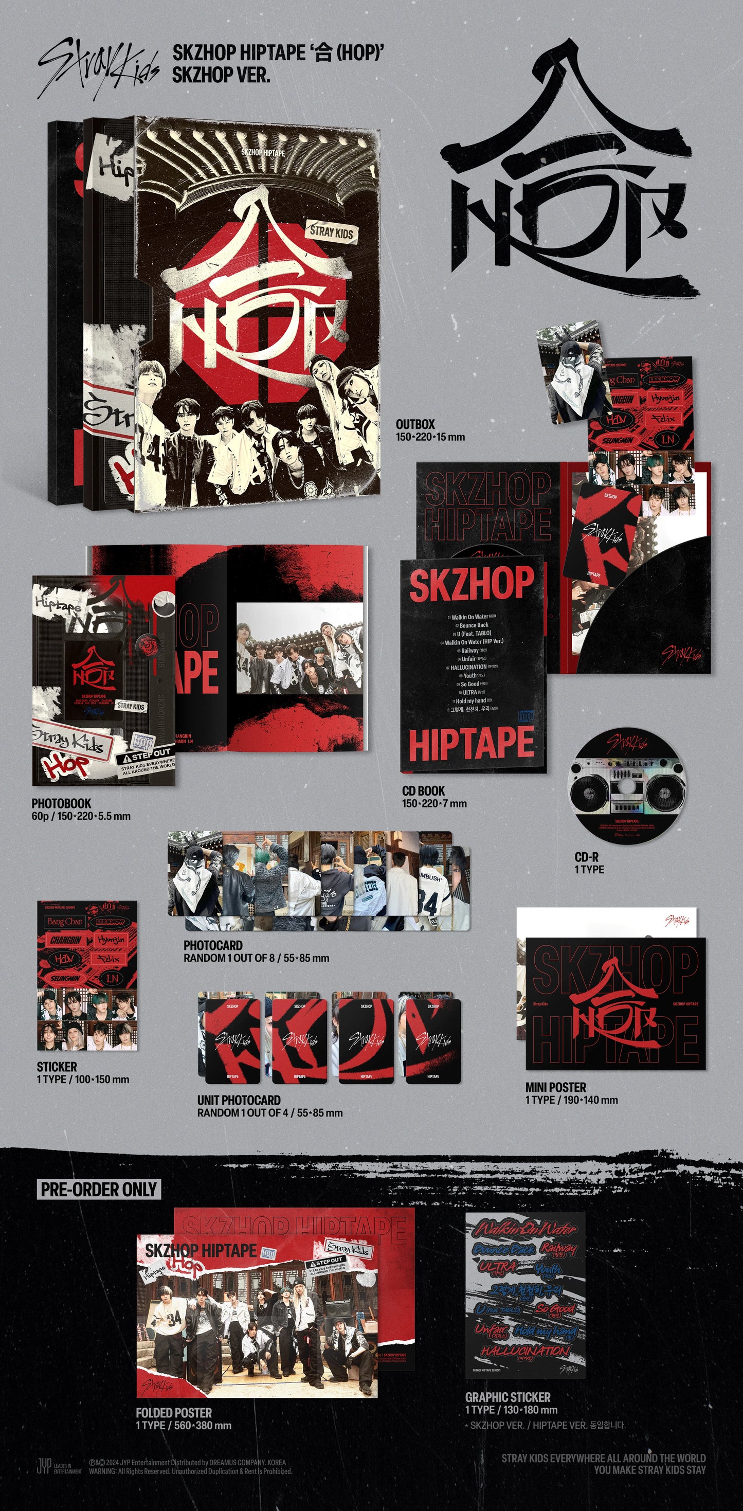Stray Kids - SKZHOP HIPTAPE (合 (HOP) - SKZHOP Ver.