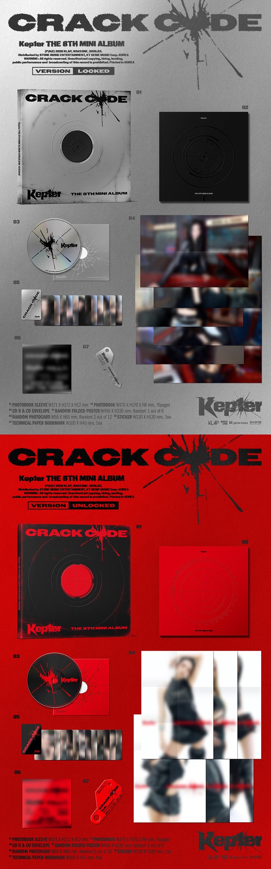 Kep1er - 8th Mini Album - CRACK CODE (Seoul Saver)