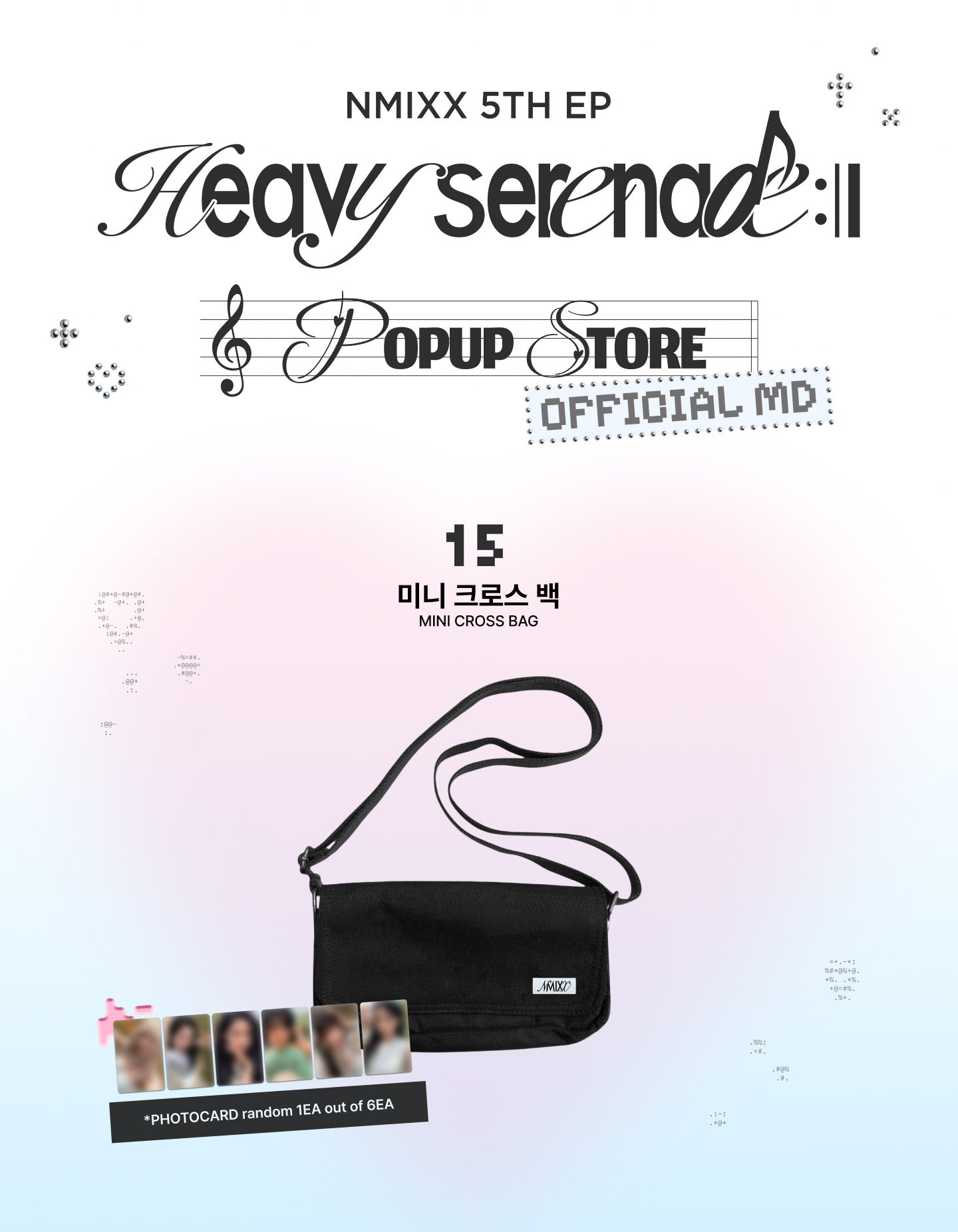 Pre-Order - NMIXX Heavy Serenade Goods - MINI CROSS BAG