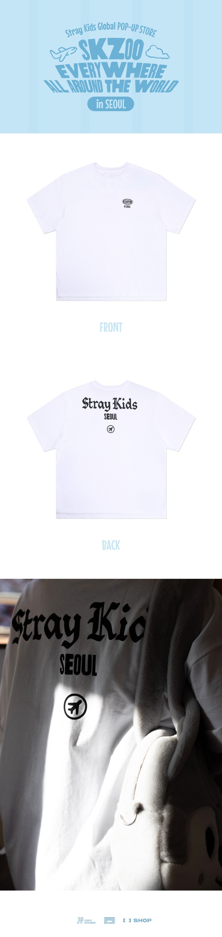 Stray Kids - T-SHIRT SEOUL Vers. - SKZOO Everywhere All Around The World