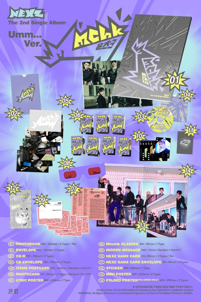 NEXZ - 2nd Single Album - Mmchk - Standard Vers. (Seoul Saver)