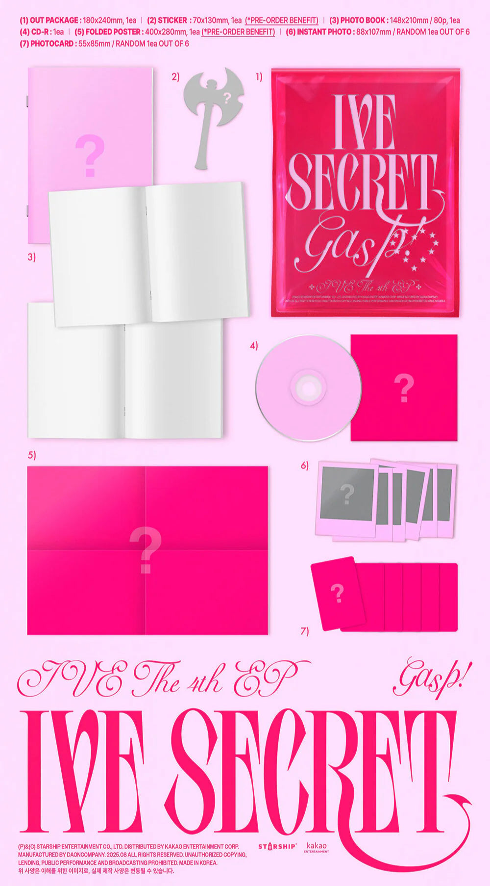 IVE - IVE SECRET - The 4th EP - Standard Version