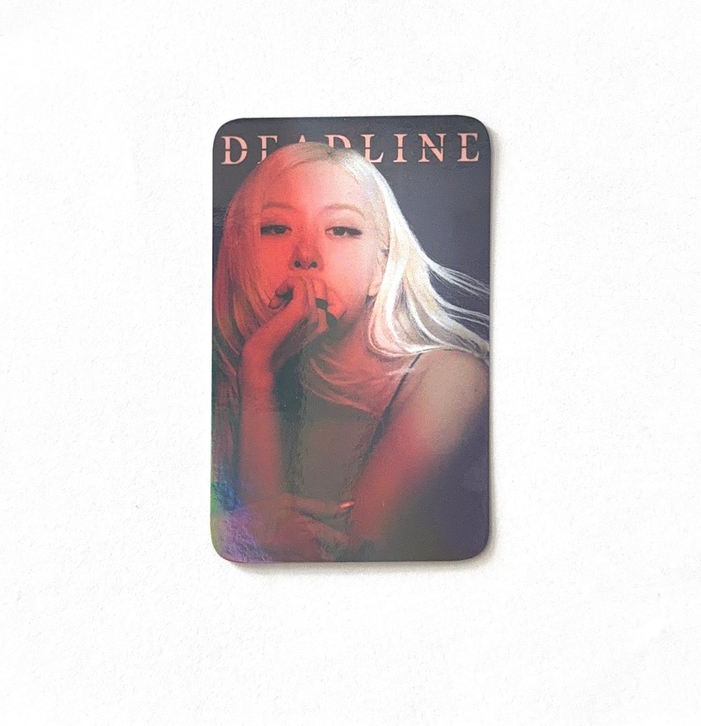 Rose (BLACKPINK) - Deadline POB Red - Photocard
