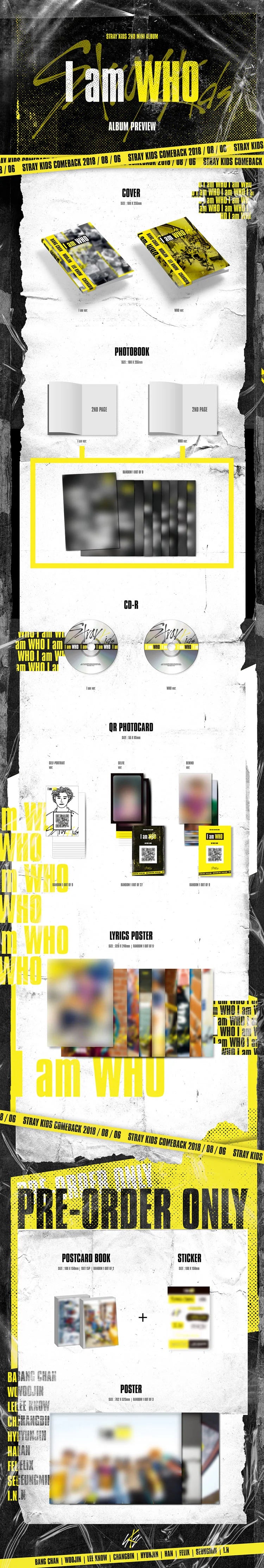 Stray Kids - I am WHO - 2nd Mini Album