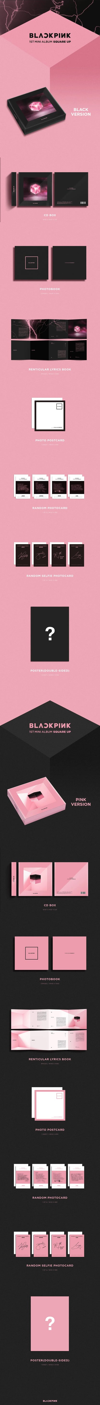 BLACKPINK - 1ST MINI ALBUM - SQUARE UP (Seoul Saver)