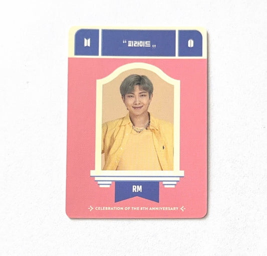 RM (BTS) - Festa D-Day Calendar 8th Anniversary - Mini Photocard
