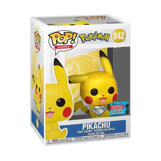 Pop Vinyl - Pokemon - Pikachu - #842 - Diamond Collection - Fall Convention 2021