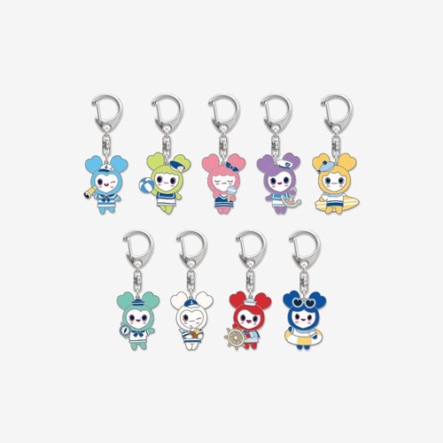 Pre-Order - TWICE - THIS IS FOR WORLD TOUR FINALE in SEOUL MD - LOVELY METAL KEYRING MARINE Ver. 2026