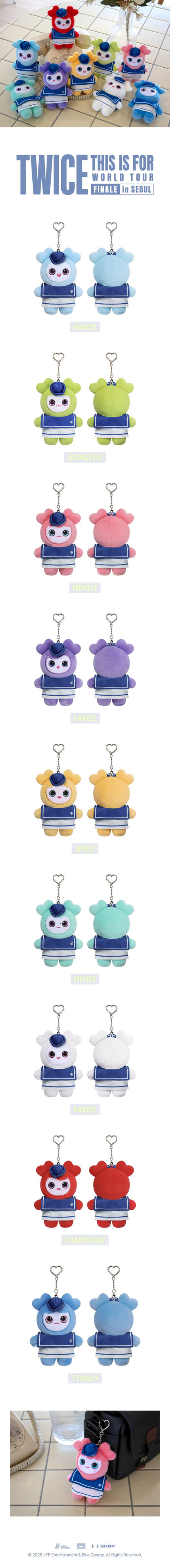 TWICE - THIS IS FOR WORLD TOUR FINALE in SEOUL MD - LOVELY PLUSH BABY MARINE Ver. 2026
