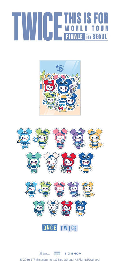 Pre-Order - TWICE - THIS IS FOR WORLD TOUR FINALE in SEOUL MD - LOVELY REMOVABLE STICKER PACK 2026