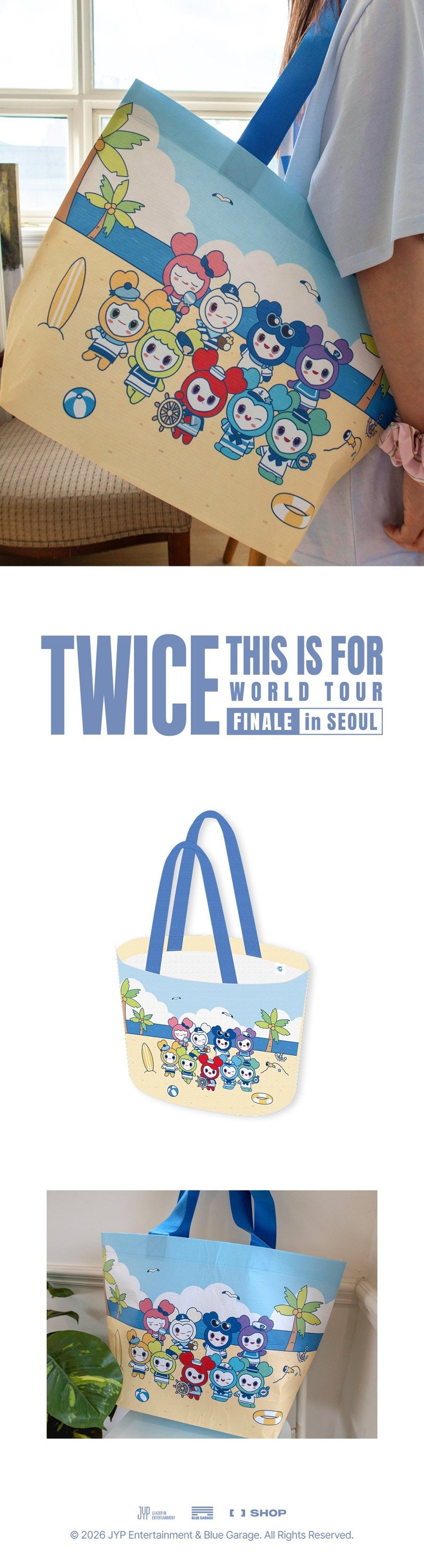 Pre-Order - TWICE - THIS IS FOR WORLD TOUR FINALE in SEOUL MD - LOVELY REUSABLE BAG 2026
