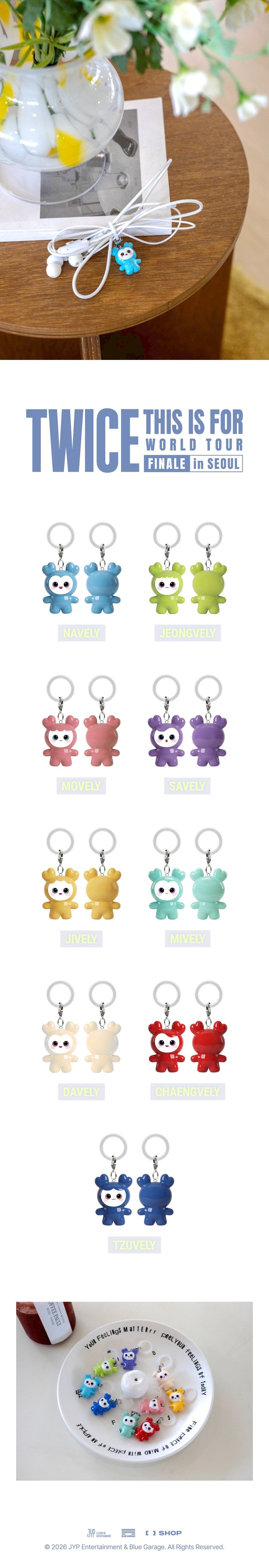 Pre-Order - TWICE - THIS IS FOR WORLD TOUR FINALE in SEOUL MD - LOVELY SECRET MINI CHARM 2026