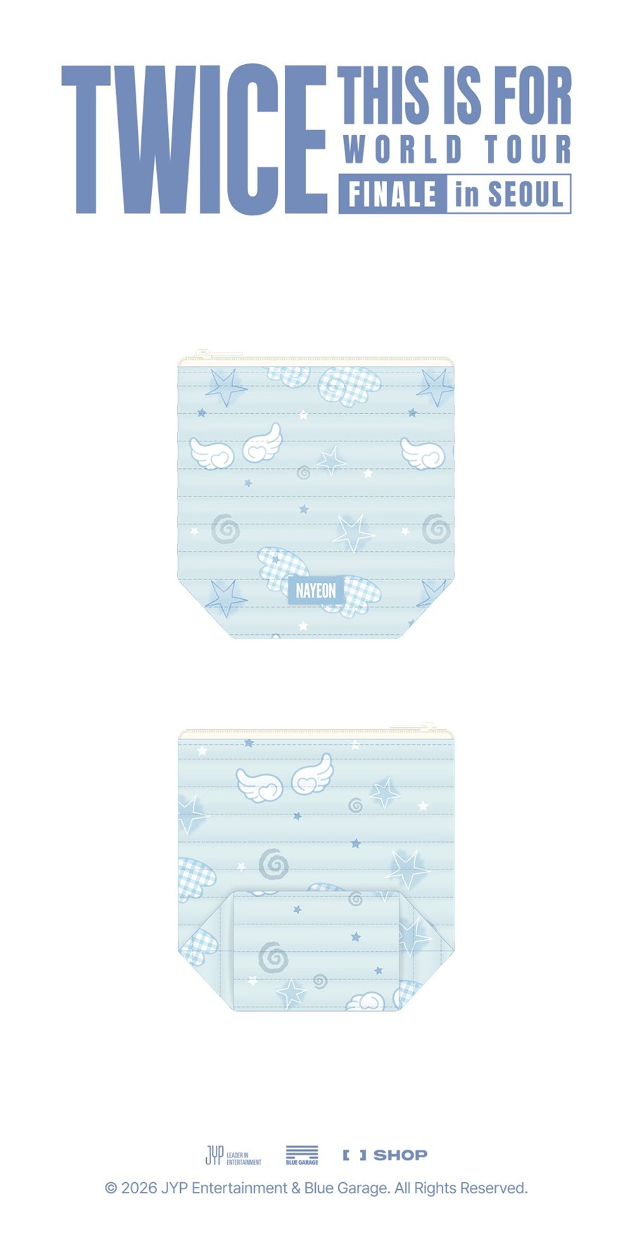 Pre-Order - Nayeon (TWICE) - THIS IS FOR WORLD TOUR FINALE in SEOUL MD - QUILTED POUCH 2026