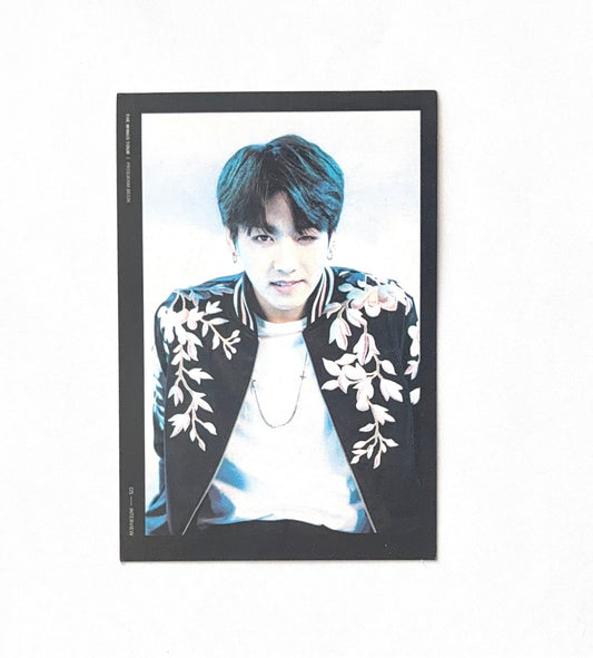 Jung Kook (BTS) - The Wings Tour | Program Book 2017 - Photocard
