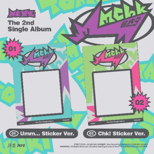 NEXZ - 2nd Single Album - Mmchk - Sticker Vers. (Seoul Saver)