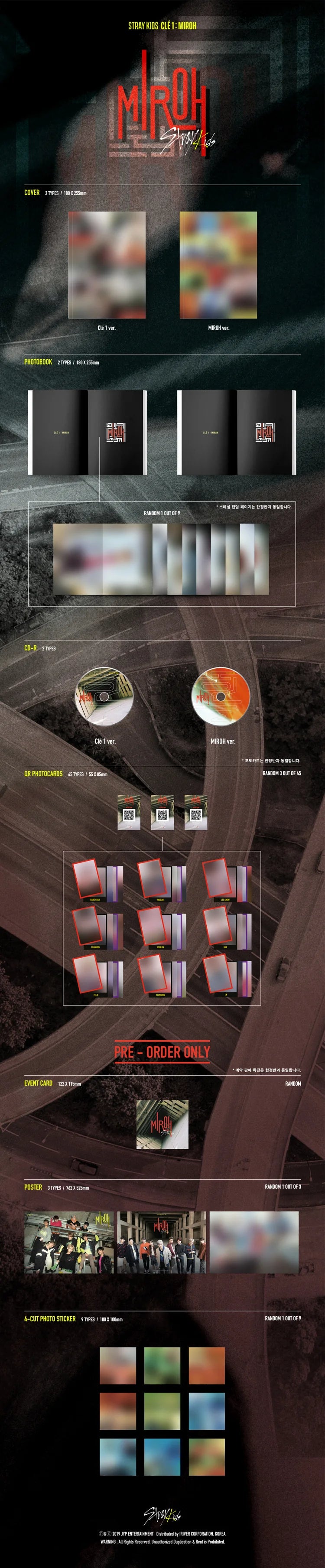 Stray Kids - Clé 1 : MIROH - 4th Mini Album (Seoul Saver)
