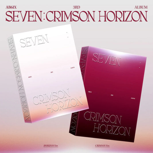 Pre-Order - AB6IX - 3rd Album - SEVEN : CRIMSON HORIZON - PHOTOBOOK Vers.