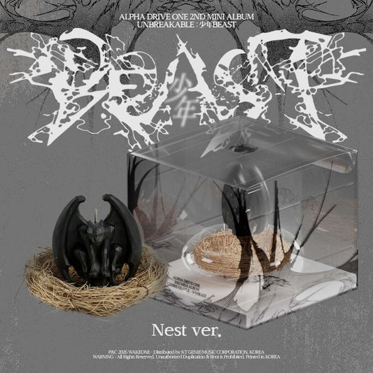 Pre-Order - ALPHA DRIVE ONE - 2nd Mini Album - UNBREAKABLE : 少年BEAST - Nest Vers. (Limited Edition)