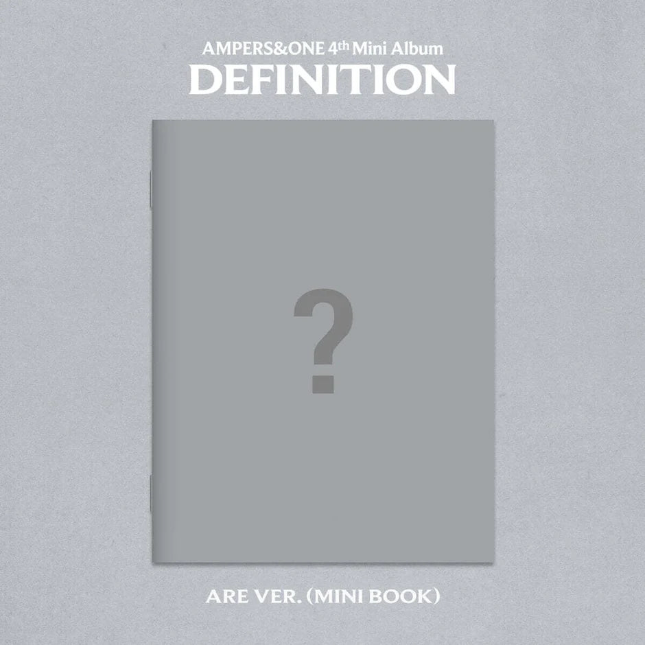 AMPERS&ONE - 4th Mini Album - DEFINITION - Are Vers. (Seoul Saver)