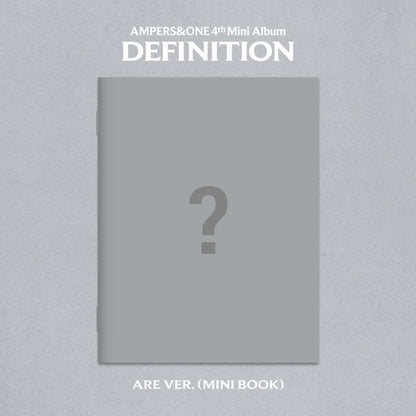 AMPERS&ONE - 4th Mini Album - DEFINITION - Are Vers. (Seoul Saver)