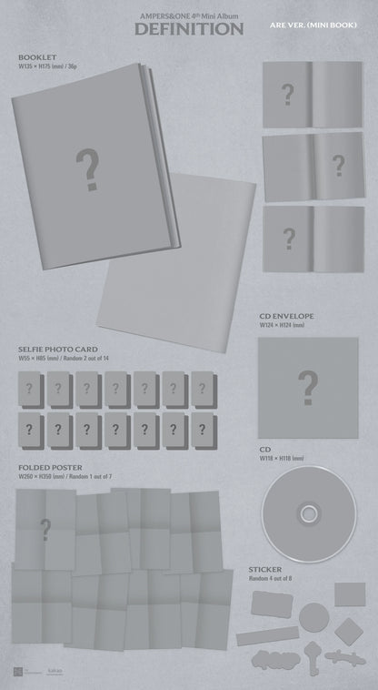 AMPERS&ONE - 4th Mini Album - DEFINITION - Are Vers. (Seoul Saver)