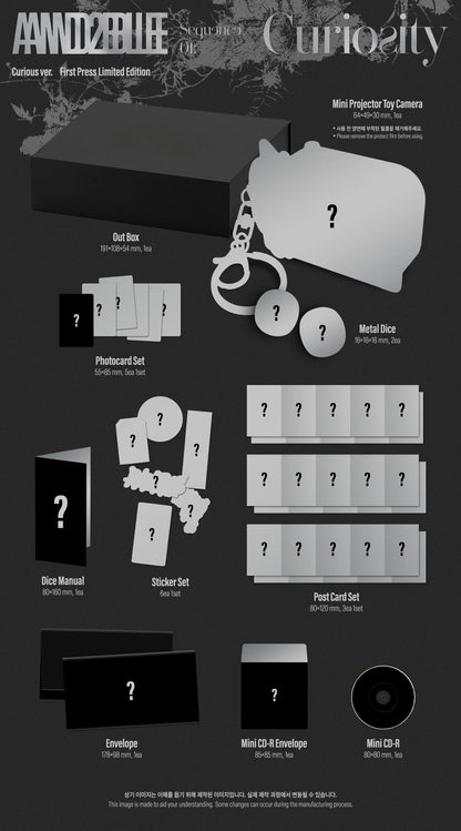 Pre-Order - AND2BLE - 1st Mini Album - Sequence 01: Curiosity - Curious Vers.