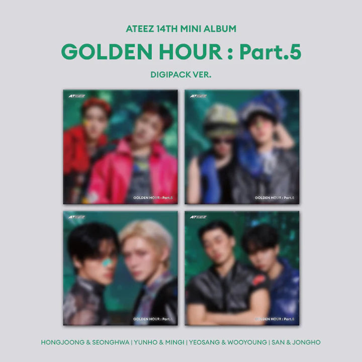 Pre-Order - ATEEZ - GOLDEN HOUR : Part. 5 - DIGIPACK UNIT Vers.