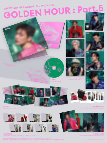 ATEEZ - GOLDEN HOUR : Part. 5 - DIGIPACK Vers. (Seoul Saver)
