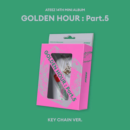 Pre-Order - ATEEZ - GOLDEN HOUR : Part. 5 - KEY CHAIN Vers.