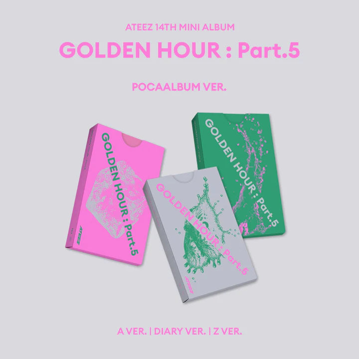 Pre-Order - ATEEZ - GOLDEN HOUR : Part. 5 - POCAALBUM Vers.