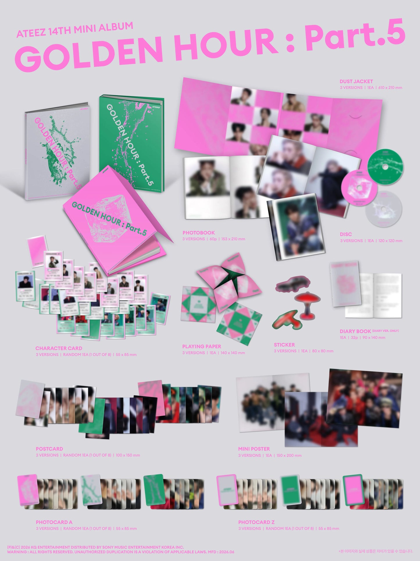 Pre-Order - ATEEZ - GOLDEN HOUR : Part. 5