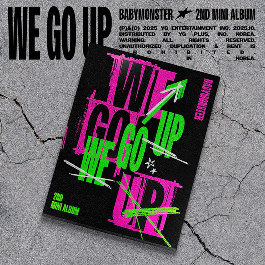 BABYMONSTER - 2nd Mini Album - WE GO UP - UP Vers.