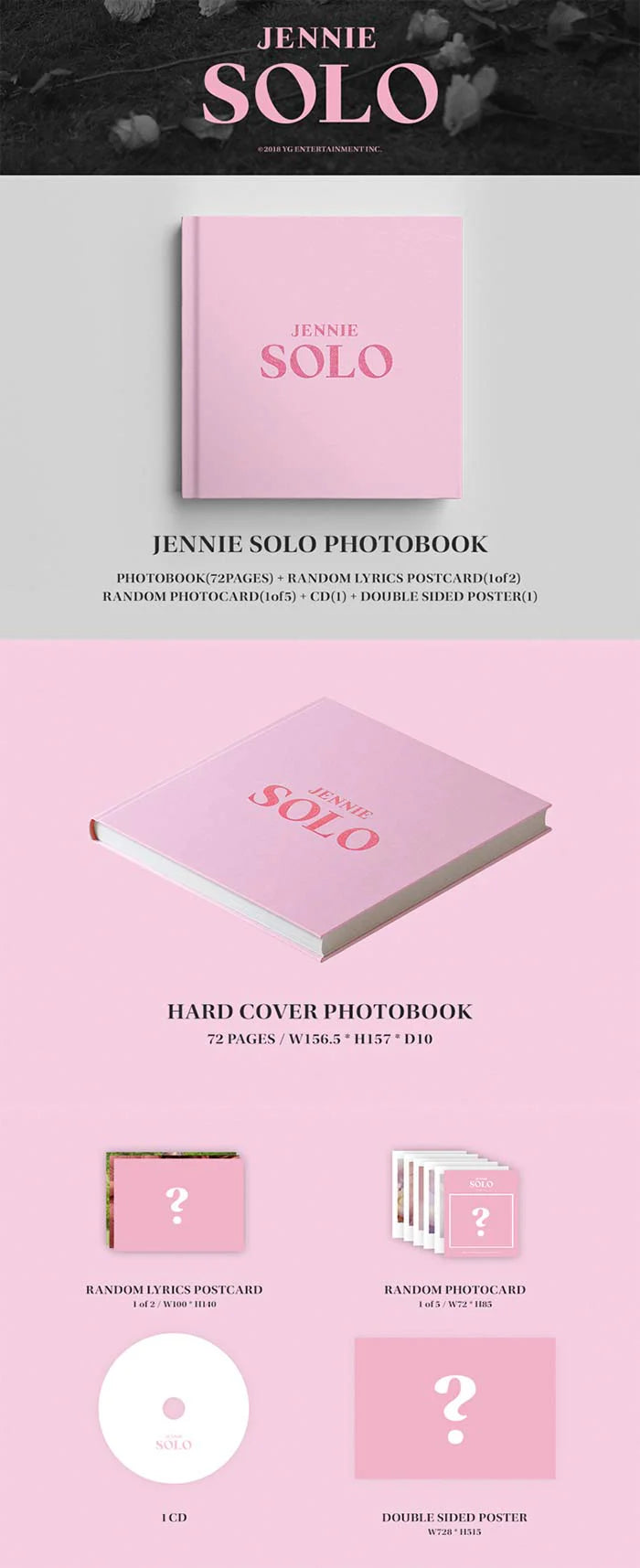 JENNIE - JENNIE SOLO - PHOTO BOOK (Seoul Saver)